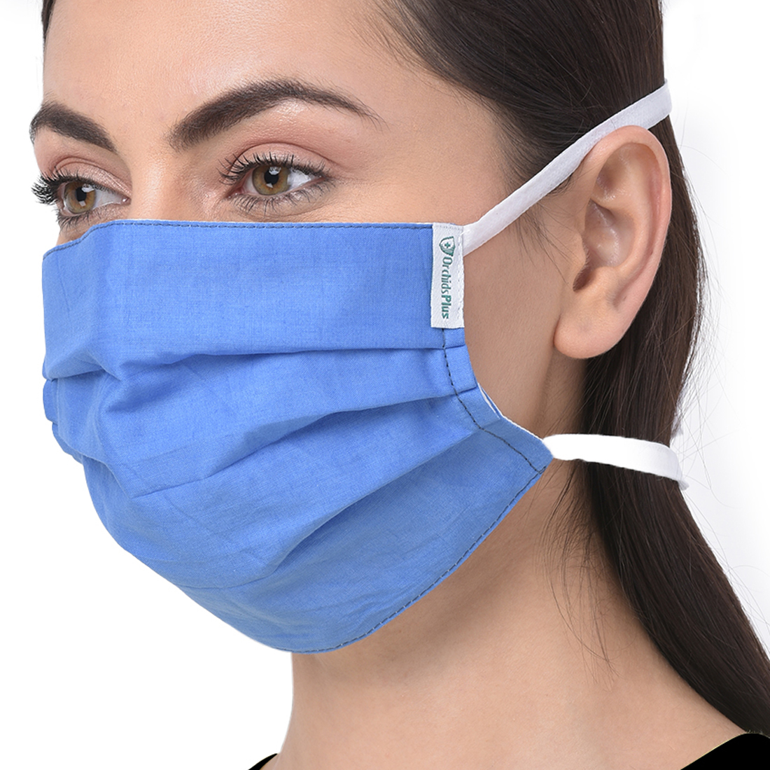 6 Ply Protect-Tie Face Masks | 6 Layers (2 Layers 100% Cotton, 4 Layer SMMS Filter | Reusable | Washable | High Filtration | Pack of 5 - Image 2
