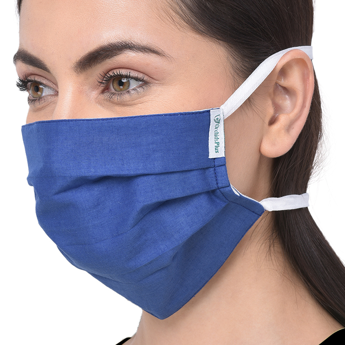 6 Ply Protect-Tie Face Masks | 6 Layers (2 Layers 100% Cotton, 4 Layer SMMS Filter | Reusable | Washable | High Filtration | Pack of 5 - Image 1