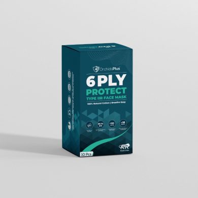 6 Ply Protect Face Mask | 6 Layers (2 Layers 100% Cotton, 4 Layer SMMS Filter | Reusable | Washable | High Filtration | Pack of 5 - Thumbnail Image 11