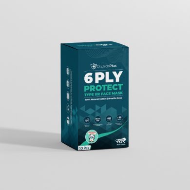 6 Ply Protect-Tie Face Masks | 6 Layers (2 Layers 100% Cotton, 4 Layer SMMS Filter | Reusable | Washable | High Filtration | Pack of 5 - Thumbnail Image 11